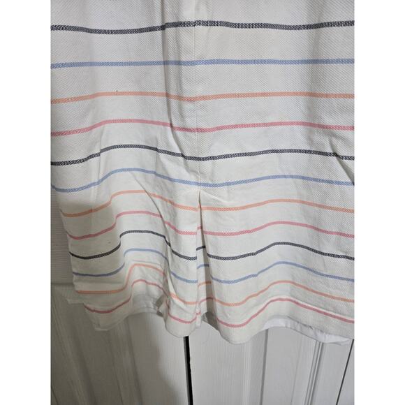 Talbots size 8 women's Biscayne pastel striped sheath dress - Picture 5 of 10